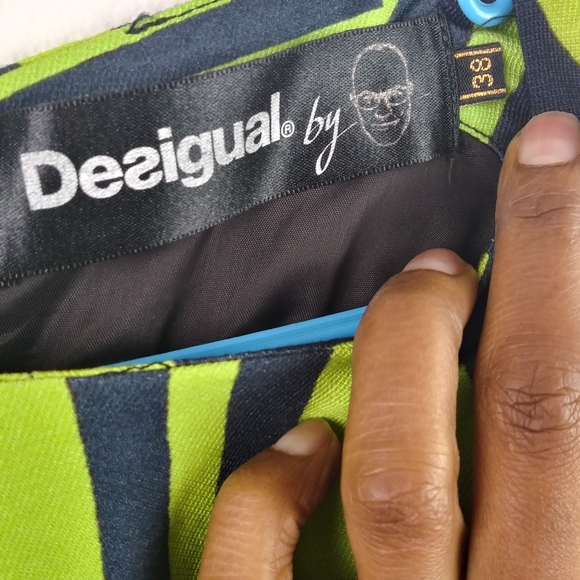 Desigual Multicolored Contrast Stripe Short Dress - Picture 3 of 7